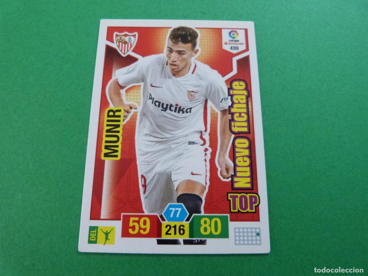 Cromos de f&uacute;tbol: TRADING CARD FUTBOL MUNIR SEVILLA F.C. N&ordm; 499 LIGA ADRENALYN XL 2018-2019/18-19 PANINI