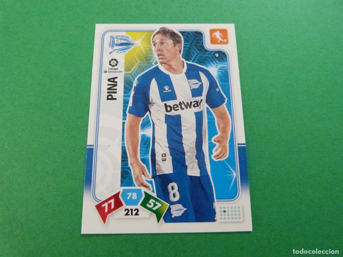 Fu&szlig;ball-Sticker: TRADING CARD FUTBOL PINA DEPORTIVO ALAVES N&ordm; 9 LIGA ADRENALYN XL 2019-2020/19-20 PANINI