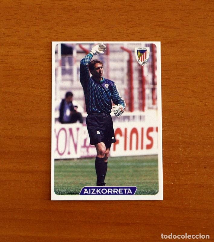 Fu&szlig;ball-Sticker: Athletic de Bilbao -N&ordm; 133-130 Aizkorreta-Error -Las Fichas de la Liga 95-96-1995-1996 -Mundicromo