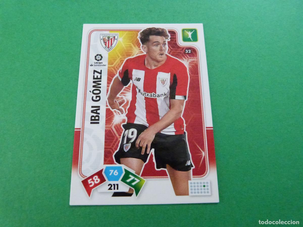Fu&szlig;ball-Sticker: TRADING CARD FUTBOL IBAI GOMEZ ATH. BILBAO N&ordm; 32 LIGA ADRENALYN XL 2019-2020/19-20 PANINI