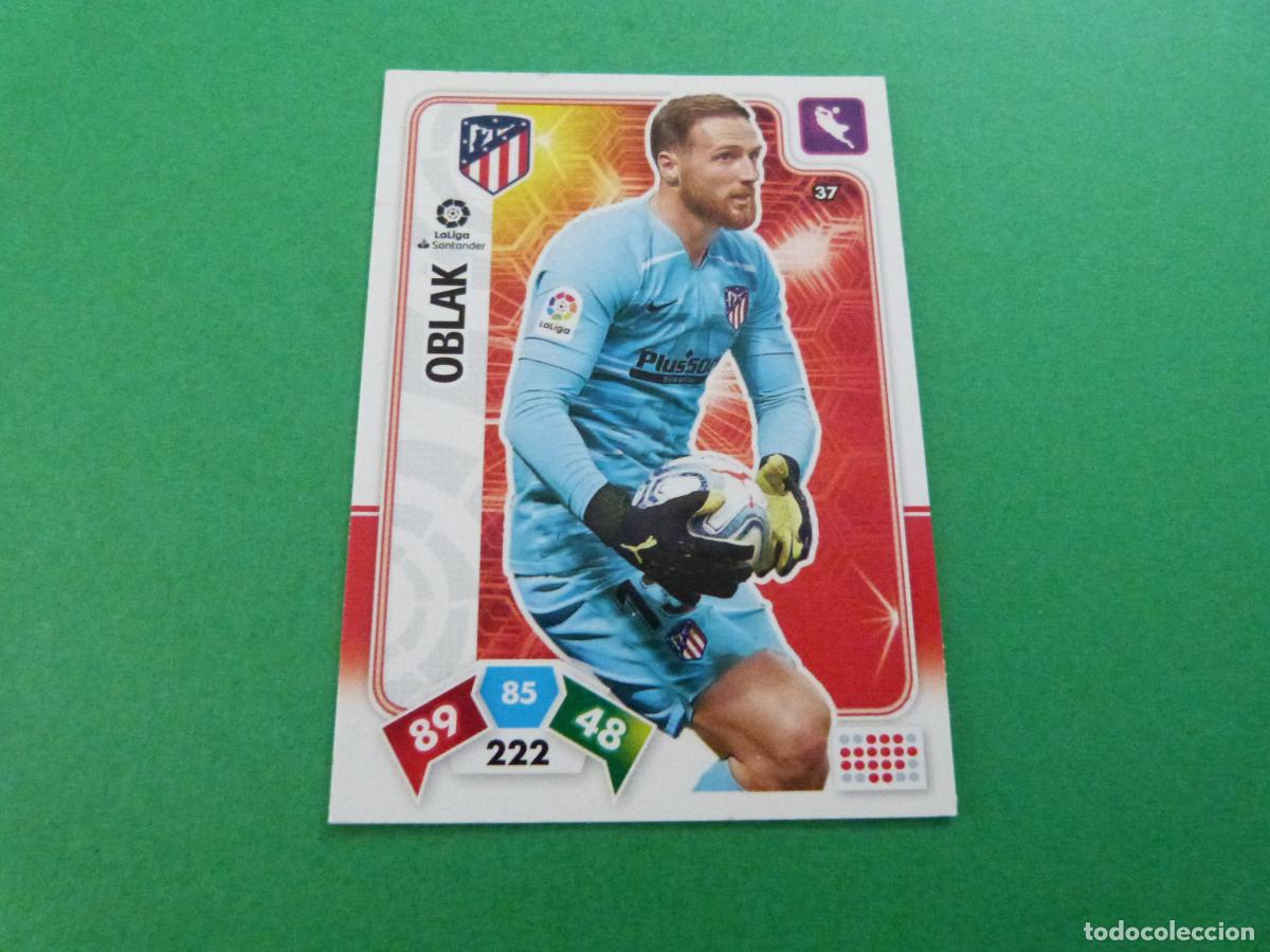 Fu&szlig;ball-Sticker: TRADING CARD FUTBOL OBLAK ATLETICO DE MADRID N&ordm; 37 LIGA ADRENALYN XL 2019-2020/19-20 PANINI