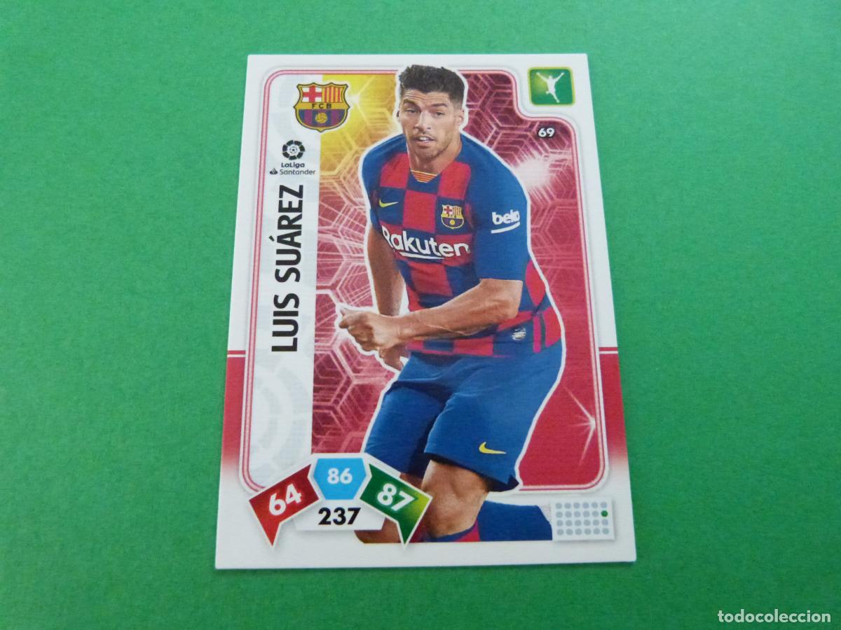 Fu&szlig;ball-Sticker: TRADING CARD FUTBOL LUIS SUAREZ F.C. BARCELONA N&ordm; 69 LIGA ADRENALYN XL 2019-2020/19-20 PANINI