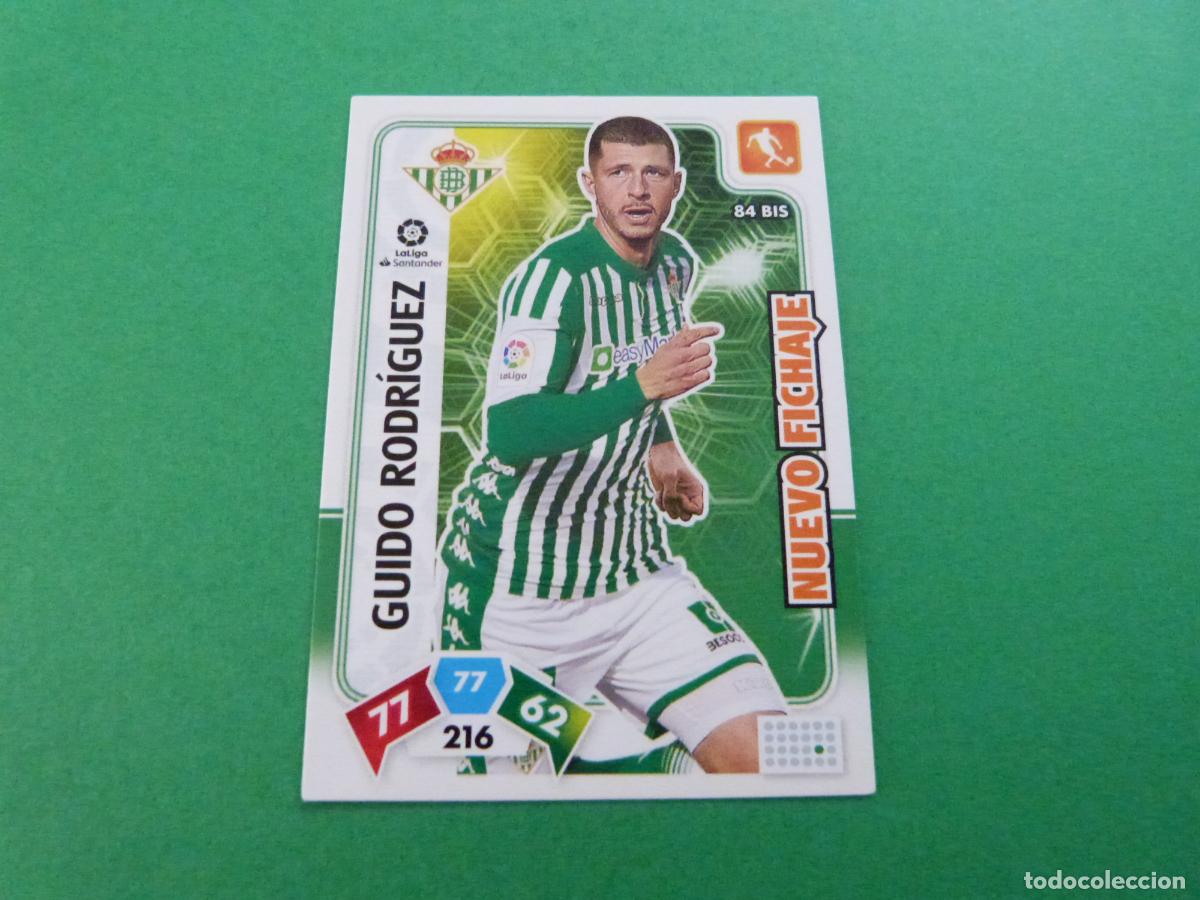 Fu&szlig;ball-Sticker: TRADING CARD FUTBOL GUIDO RODRIGUEZ BETIS BALOMPIE 84 BIS LIGA ADRENALYN XL 2019-2020/19-20 PANINI