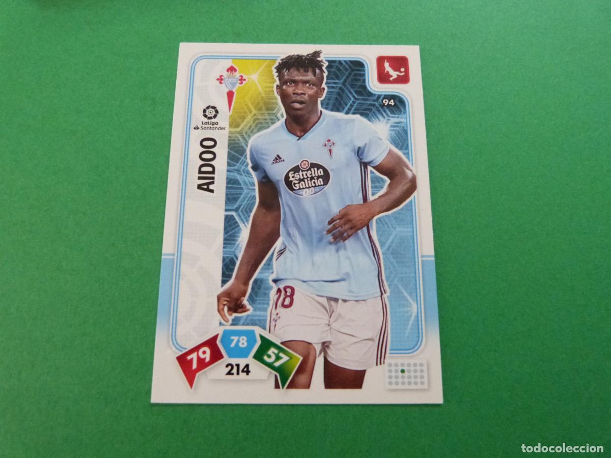 Fu&szlig;ball-Sticker: TRADING CARD FUTBOL AIDOO CELTA DE VIGO N&ordm; 94 LIGA ADRENALYN XL 2019-2020/19-20 PANINI