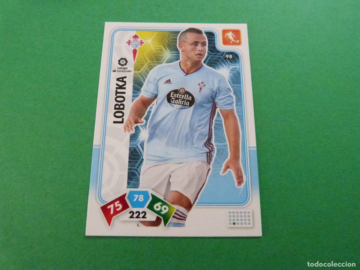 Fu&szlig;ball-Sticker: TRADING CARD FUTBOL LOBOTKA CELTA DE VIGO N&ordm; 98 LIGA ADRENALYN XL 2019-2020/19-20 PANINI