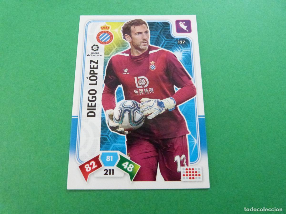 Cromos de f&uacute;tbol: TRADING CARD FUTBOL DIEGO LOPEZ RCD ESPA&Ntilde;OL-ESPANYOL N&ordm; 127 LIGA ADRENALYN XL 2019-2020/19-20 PANINI