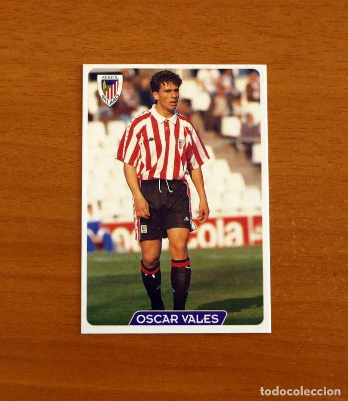 Cromos de f&uacute;tbol: Athletic de Bilbao -N&ordm; 136 &Oacute;scar Vales -Las Fichas de la Liga 95-96-1995-1996 -Mundicromo
