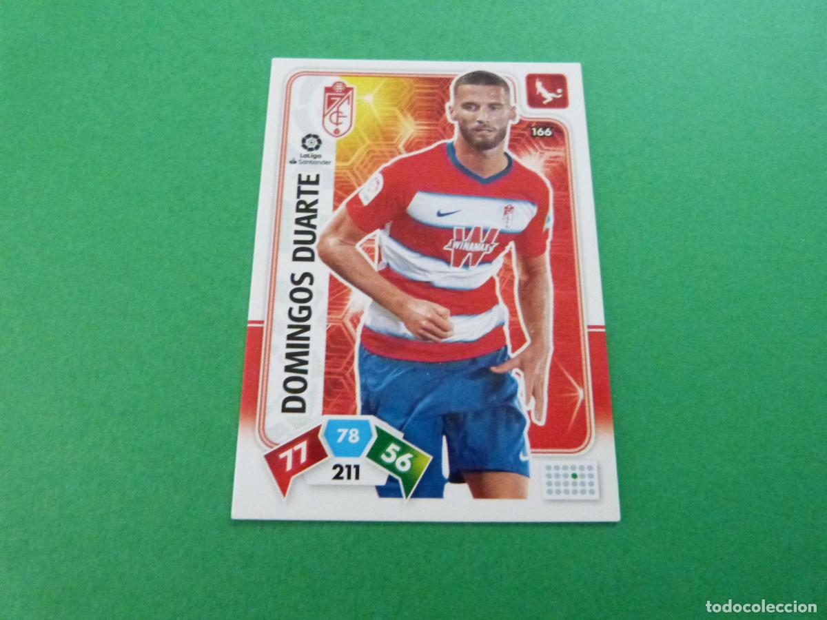 Cromos de f&uacute;tbol: TRADING CARD FUTBOL DOMINGOS DUARTE GRANADA C.F. N&ordm; 166 LIGA ADRENALYN XL 2019-2020/19-20 PANINI