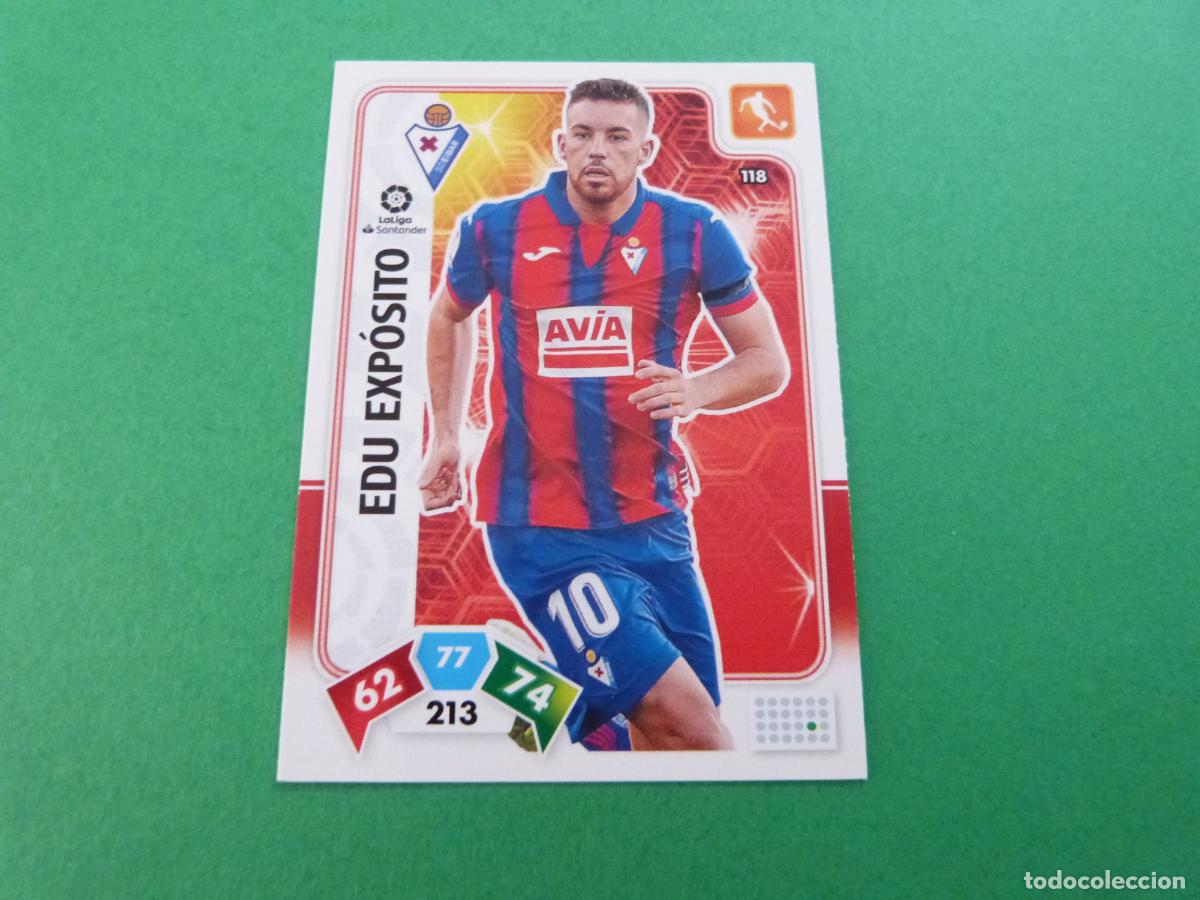 Cromos de f&uacute;tbol: TRADING CARD FUTBOL EDU EXPOSITO S.D. EIBAR N&ordm; 118 LIGA ADRENALYN XL 2019-2020/19-20 PANINI