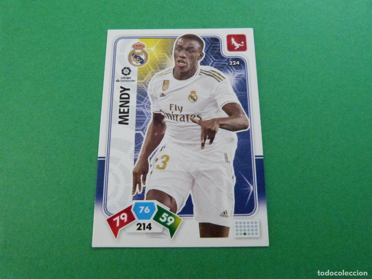 Cromos de f&uacute;tbol: TRADING CARD FUTBOL MENDY REAL MADRID C.F. N&ordm; 224 LIGA ADRENALYN XL 2019-2020/19-20 PANINI