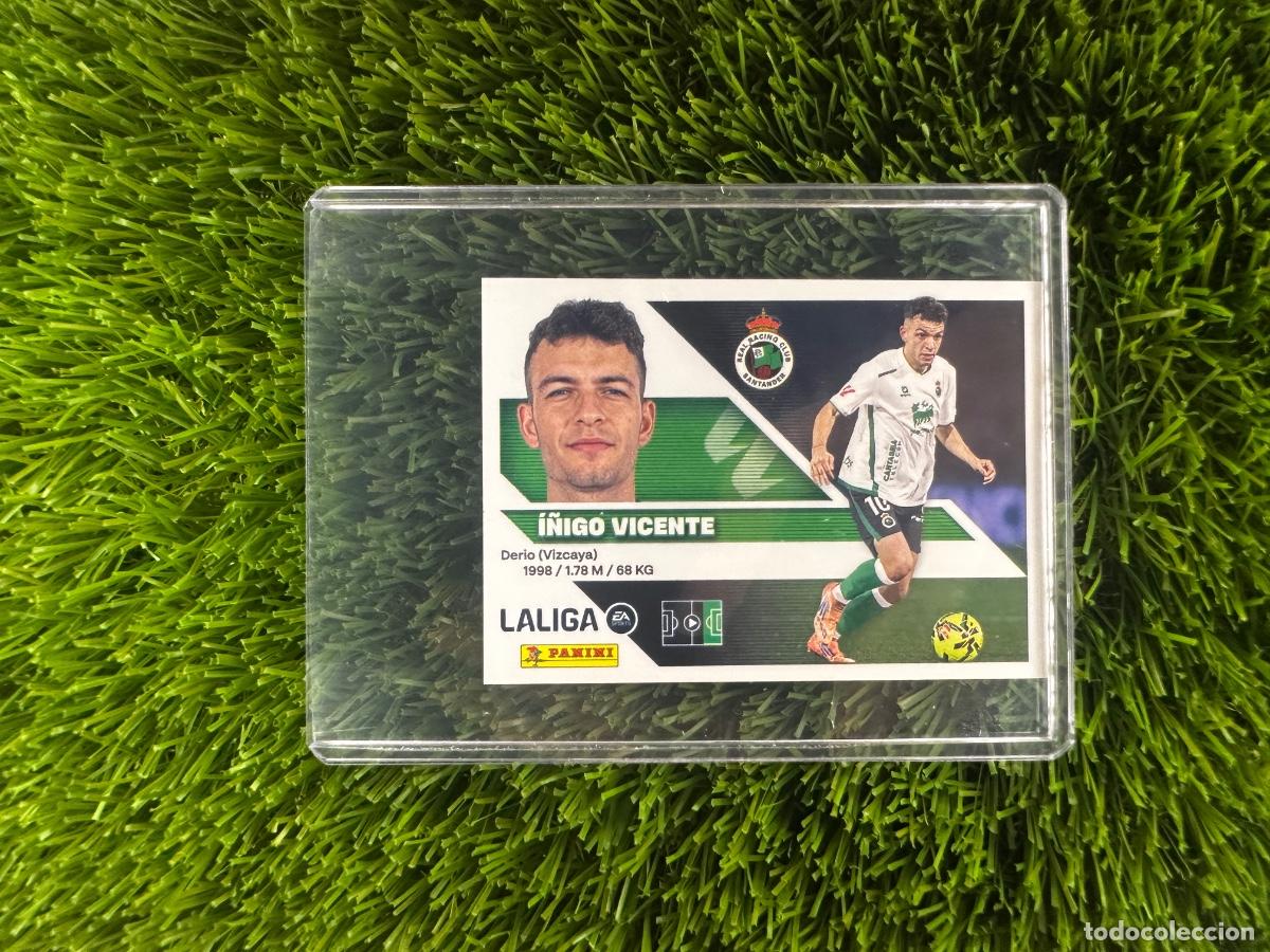 Cromos de f&uacute;tbol: N&ordm; 18 &Iacute;&ntilde;igo Vicente R Racing C Liga Este 26 27