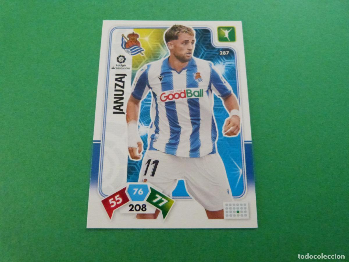Cromos de f&uacute;tbol: TRADING CARD FUTBOL JANUZAJ REAL SOCIEDAD N&ordm; 287 LIGA ADRENALYN XL 2019-2020/19-20 PANINI