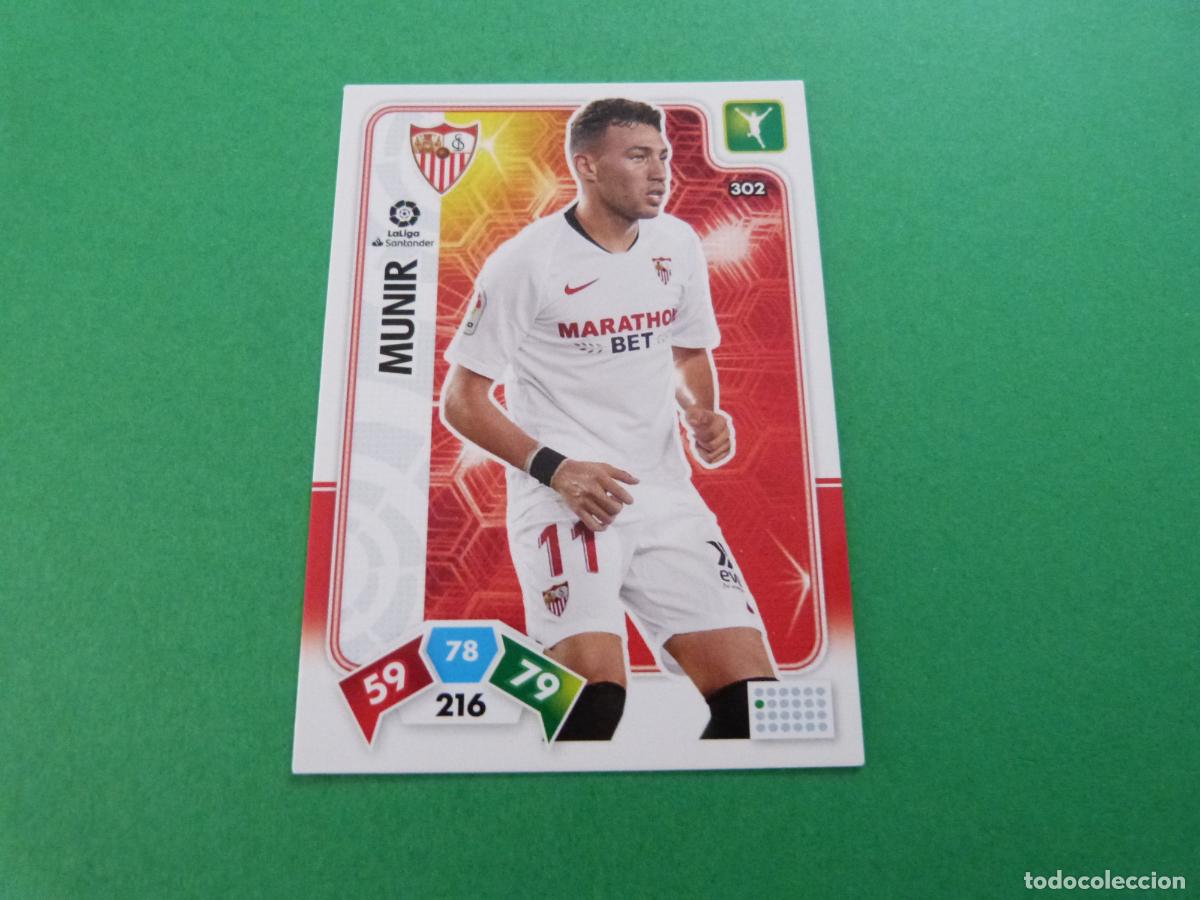 Cromos de f&uacute;tbol: TRADING CARD FUTBOL MUNIR SEVILLA F.C. N&ordm; 302 LIGA ADRENALYN XL 2019-2020/19-20 PANINI
