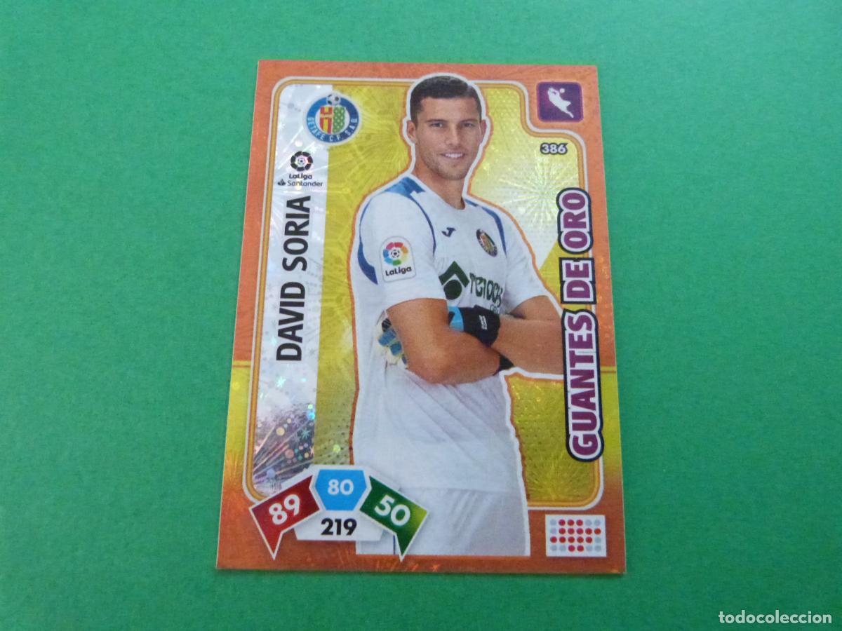Cromos de f&uacute;tbol: TRADING CARD FUTBOL DAVID SORIA GETAFE C.F. N&ordm; 386 LIGA ADRENALYN XL 2019-2020/19-20 PANINI