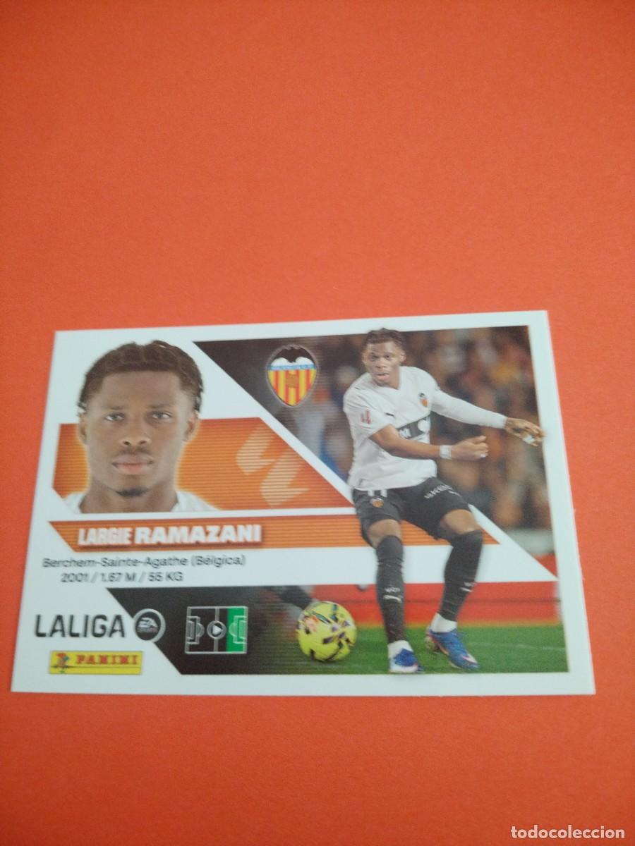 Cromos de f&uacute;tbol: ESTE 2026 2027 VALENCIA N 19 RAMAZANI