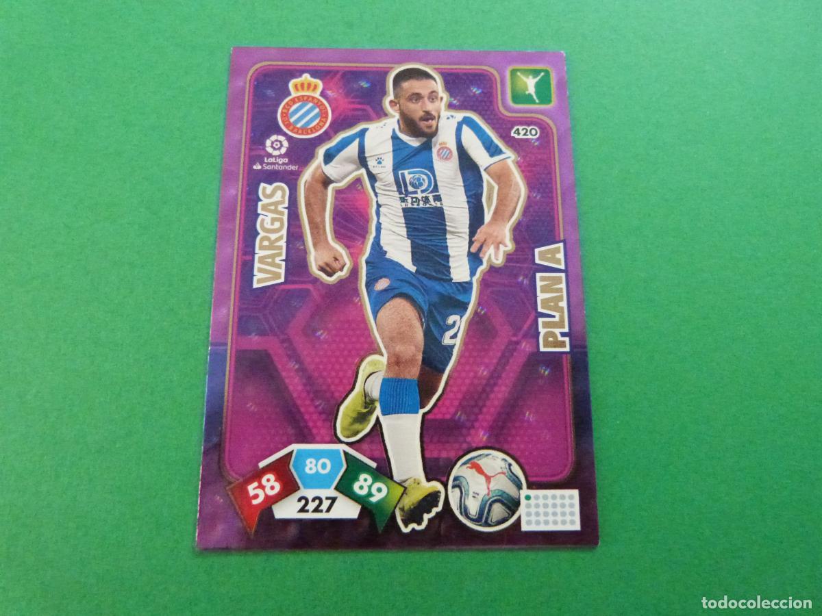 Cromos de f&uacute;tbol: TRADING CARD FUTBOL VARGAS R.C.D. ESPA&Ntilde;OL-ESPANYOL N&ordm; 420 LIGA ADRENALYN XL 2019-2020/19-20 PANINI