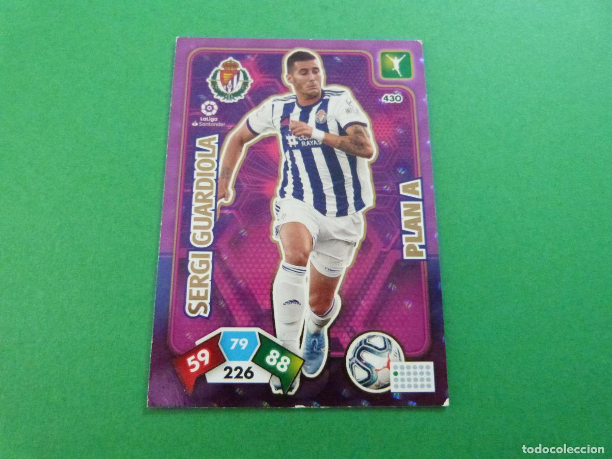 Football Stickers: TRADING CARD FUTBOL SERGI GUARDIOLA REAL VALLADOLID N&ordm; 430 LIGA ADRENALYN XL 2019-2020/19-20 PANINI