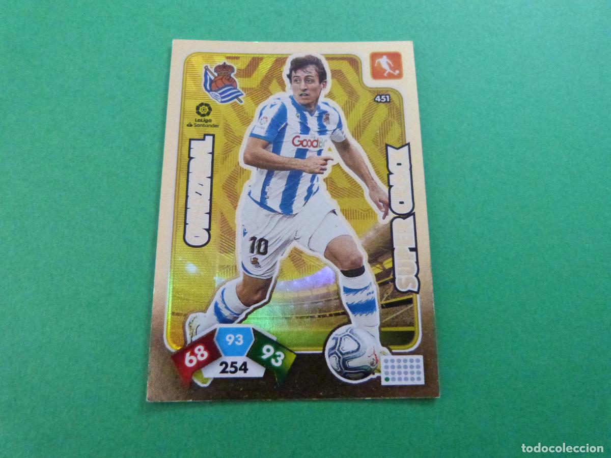 Football Stickers: TRADING CARD FUTBOL OYARZABAL REAL SOCIEDAD N&ordm; 451 LIGA ADRENALYN XL 2019-2020/19-20 PANINI