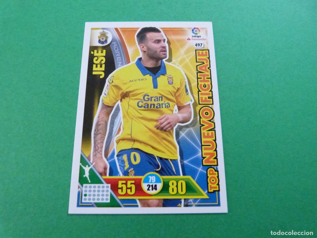 Football Stickers: TRADING CARD FUTBOL JESE U.D. LAS PALMAS N&ordm; 497 LIGA ADRENALYN XL 2016-2017/16-17 PANINI