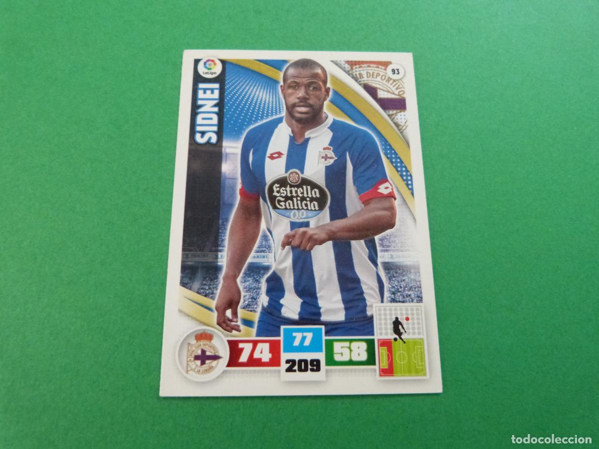 Football Stickers: TRADING CARD FUTBOL SIDNEI DEPORTIVO LA CORU&Ntilde;A N&ordm; 93 LIGA ADRENALYN XL 2015-2016/15-16 PANINI