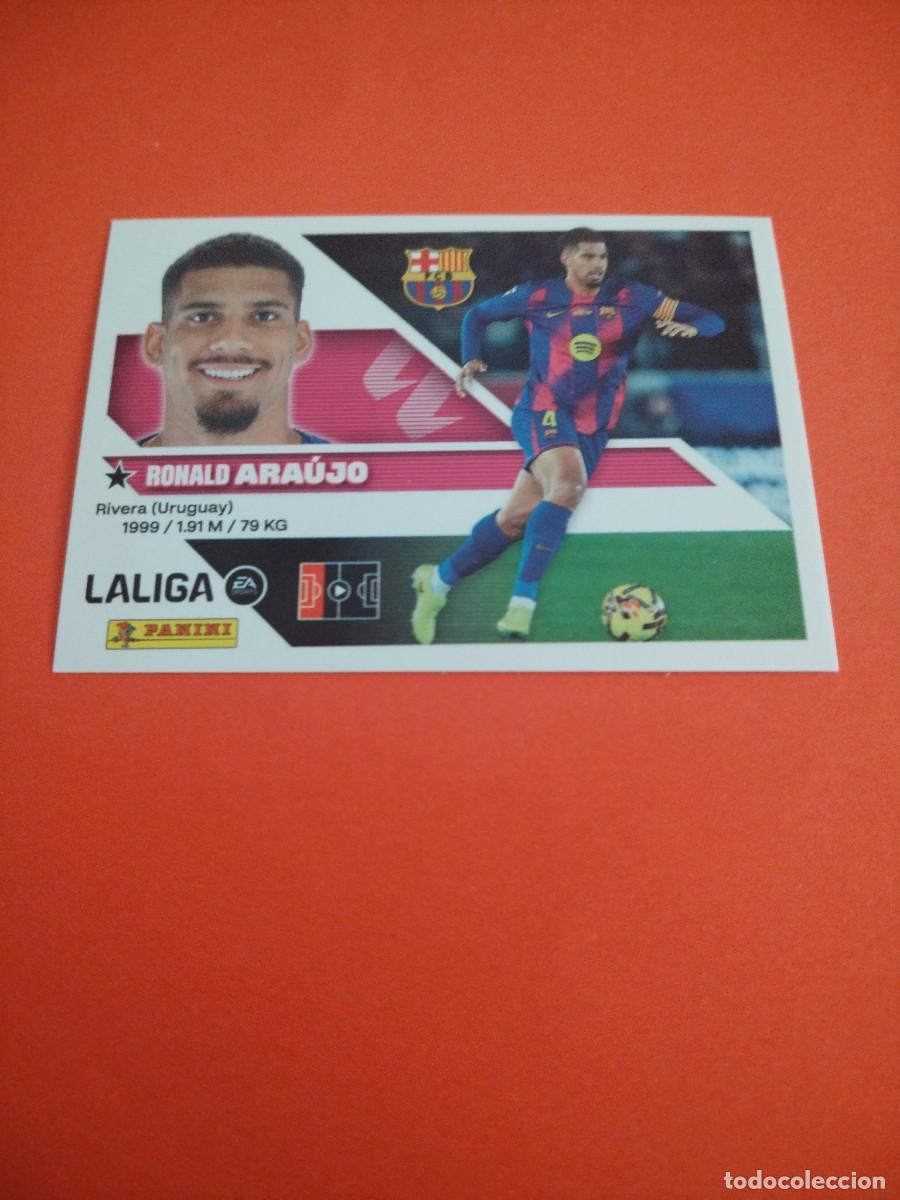 Cromos de f&uacute;tbol: ESTE 2026 2027 F C BARCELONA N 6A ARAUJO