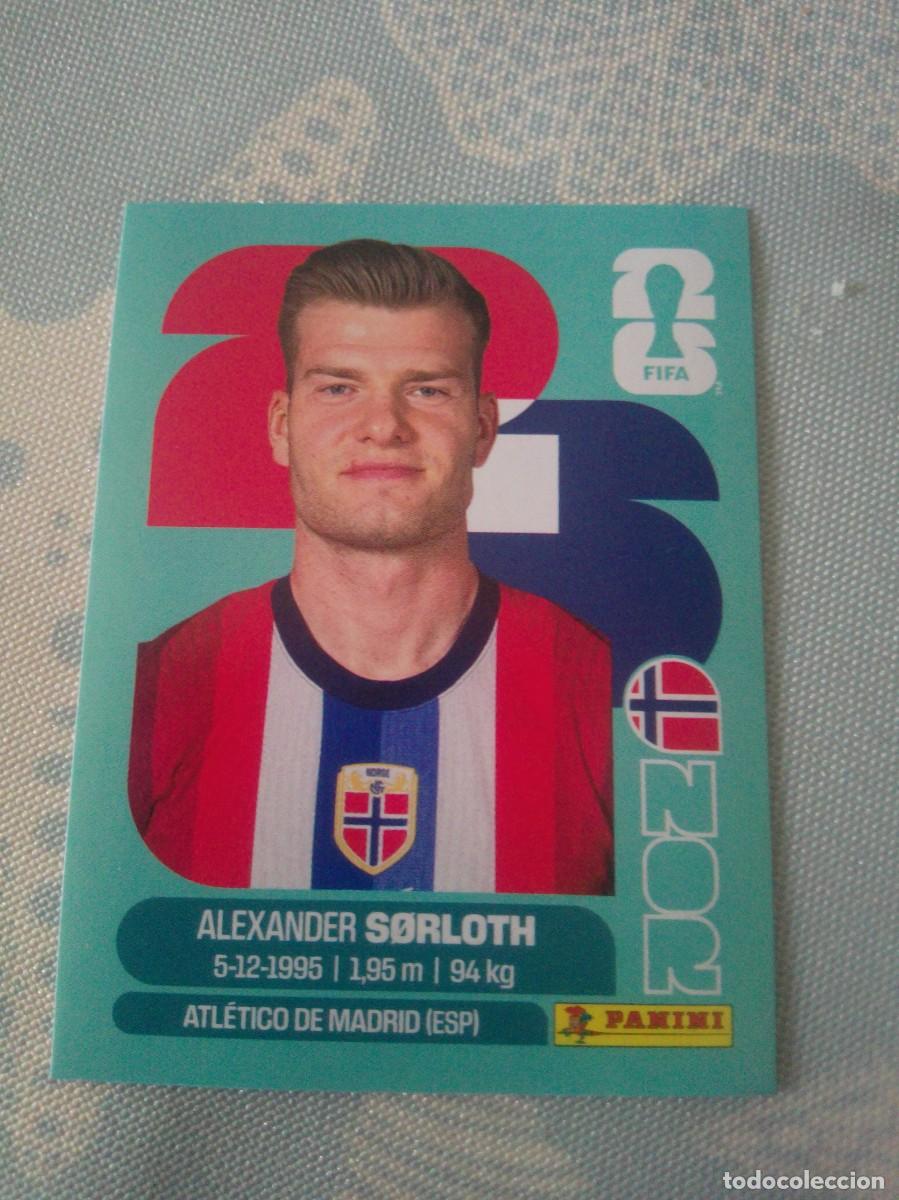 Cromos de f&uacute;tbol: NOR 16 ALEXANDER SORLOTH NORUEGA MUNDIAL FIFA WORLD CUP 2026 26 PANINI STICKERS NUEVO