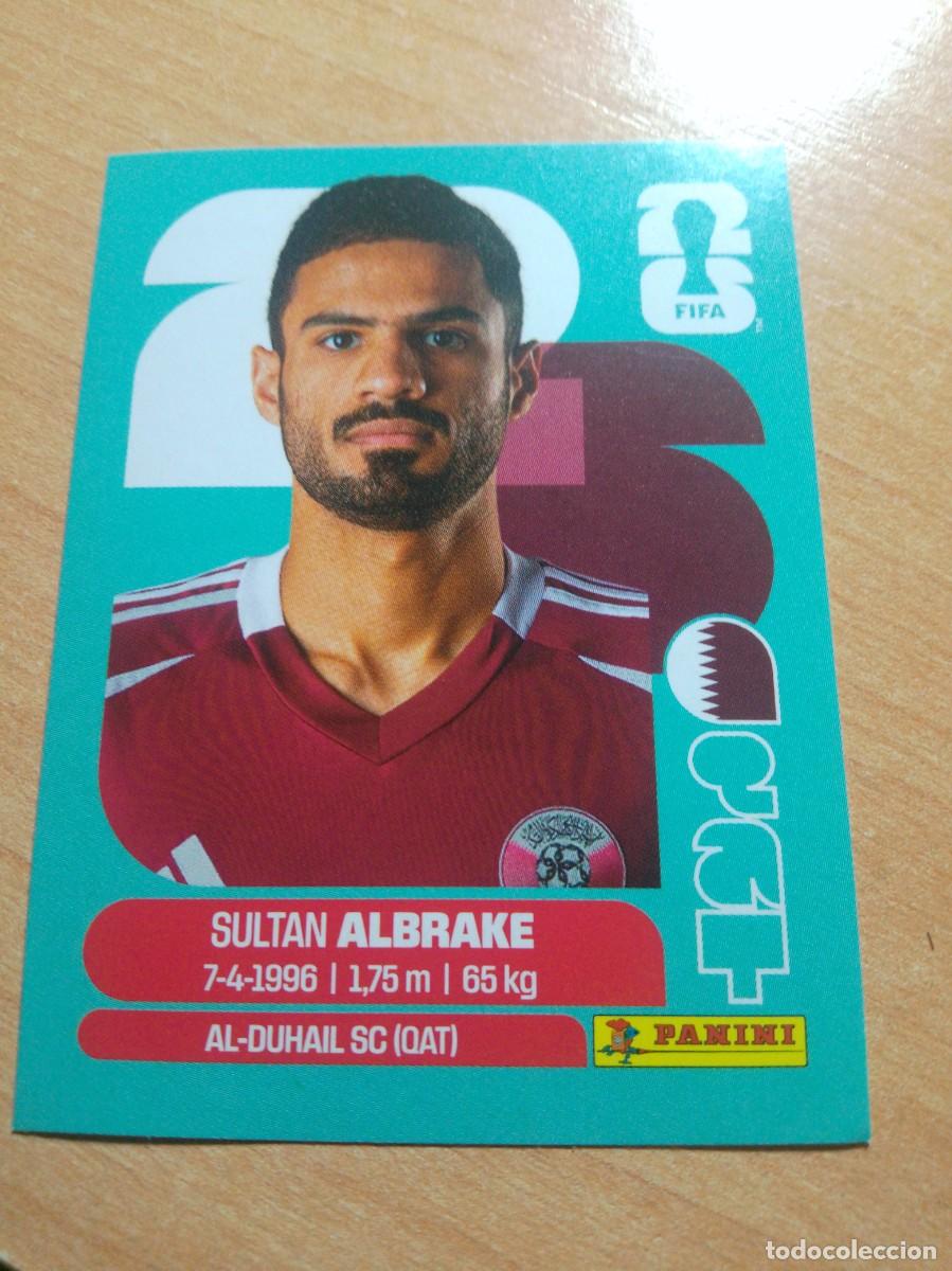 Cromos de f&uacute;tbol: SULTAN ALBRAKE QATAR QAT 3 MUNDIAL FIFA WORLD CUP 2026 26 PANINI STICKERS NUEVO
