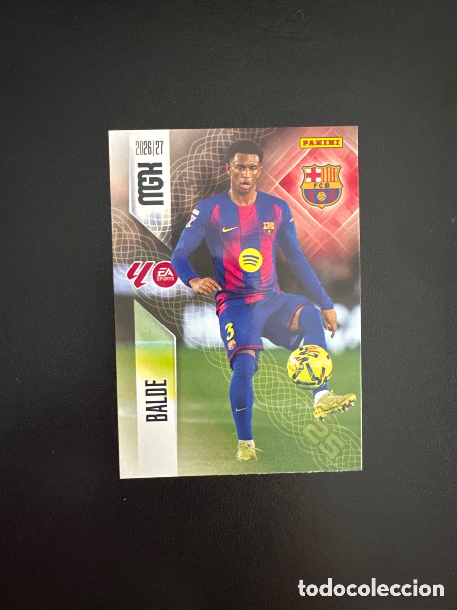 Cromos de f&uacute;tbol: BALDE BARCELONA N&Uacute;MERO 81 MEGACRACKS 2026 2027
