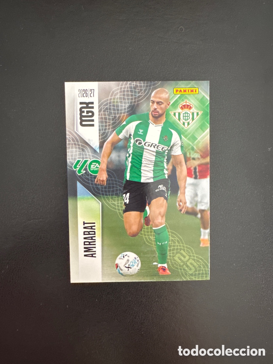 Cromos de Futebol: AMRABAT BETIS NUMERO 100 MEGACRACKS 2026 2027