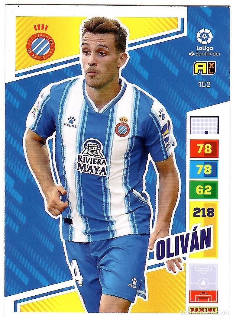 Cromos de f&uacute;tbol: Olivan (R.C.D. Espanyol), n&ordm; 152: Cromo del album de futbol Adrenalyn 2022-23