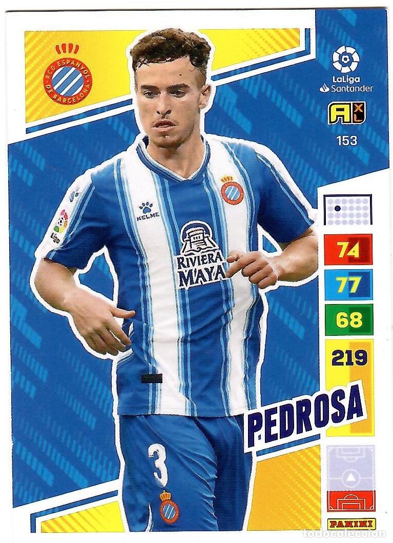 Cromos de f&uacute;tbol: Pedrosa (R.C.D. Espanyol), n&ordm; 153: Cromo del album de futbol Adrenalyn 2022-23