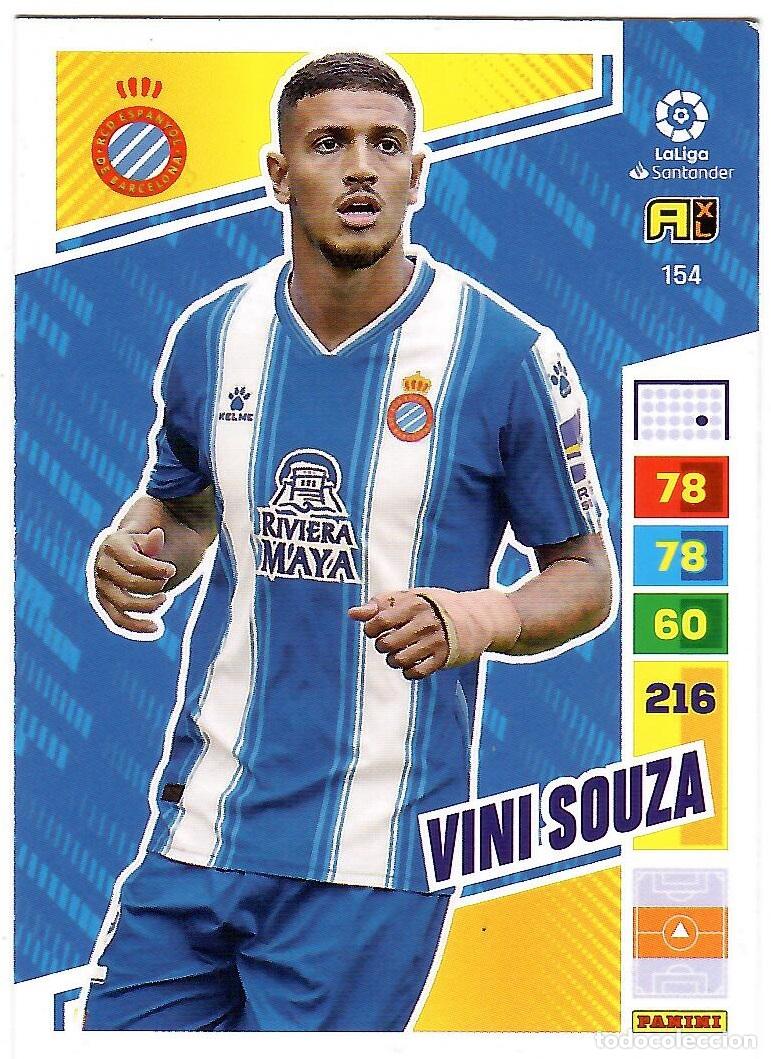 Cromos de f&uacute;tbol: Vini Souza (R.C.D. Espanyol), n&ordm; 14: Cromo del album de futbol Adrenalyn 2022-23