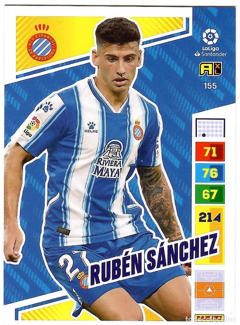 Cromos de f&uacute;tbol: Ruben Sanchez (R.C.D. Espanyol), n&ordm; 155: Cromo del album de futbol Adrenalyn 2022-23