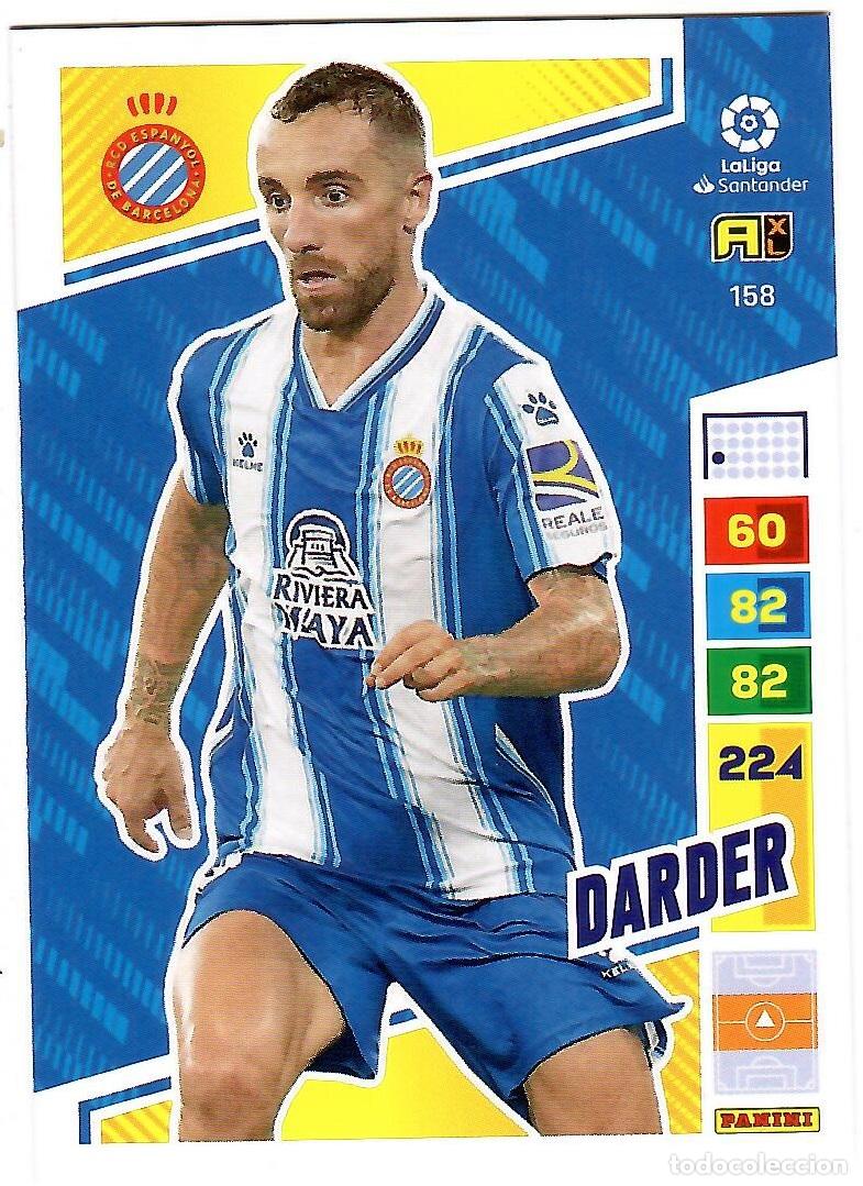 Cromos de f&uacute;tbol: Darder (R.C.D. Espanyol), n&ordm; 158: Cromo del album de futbol Adrenalyn 2022-23