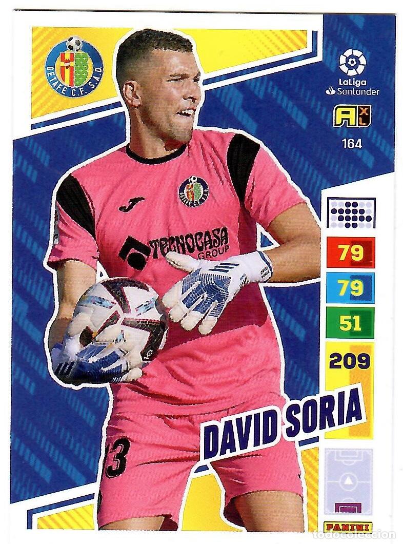 Cromos de f&uacute;tbol: David Soria (Getafe), n&ordm; 164: Cromo del album de futbol Adrenalyn 2022-23
