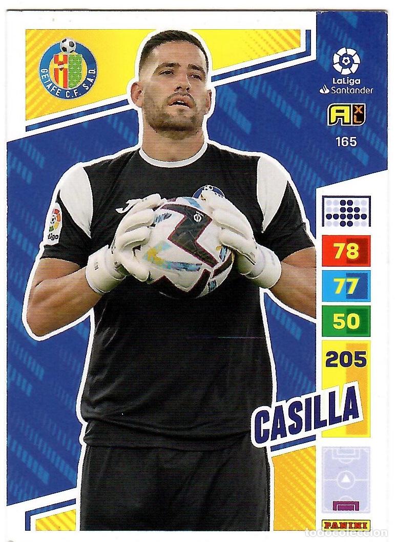 Cromos de f&uacute;tbol: Casilla (Getafe), n&ordm; 165: Cromo del album de futbol Adrenalyn 2022-23