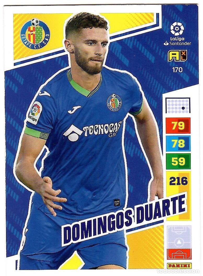 Cromos de f&uacute;tbol: Domingos Duarte (Getafe), n&ordm; 170: Cromo del album de futbol Adrenalyn 2022-23