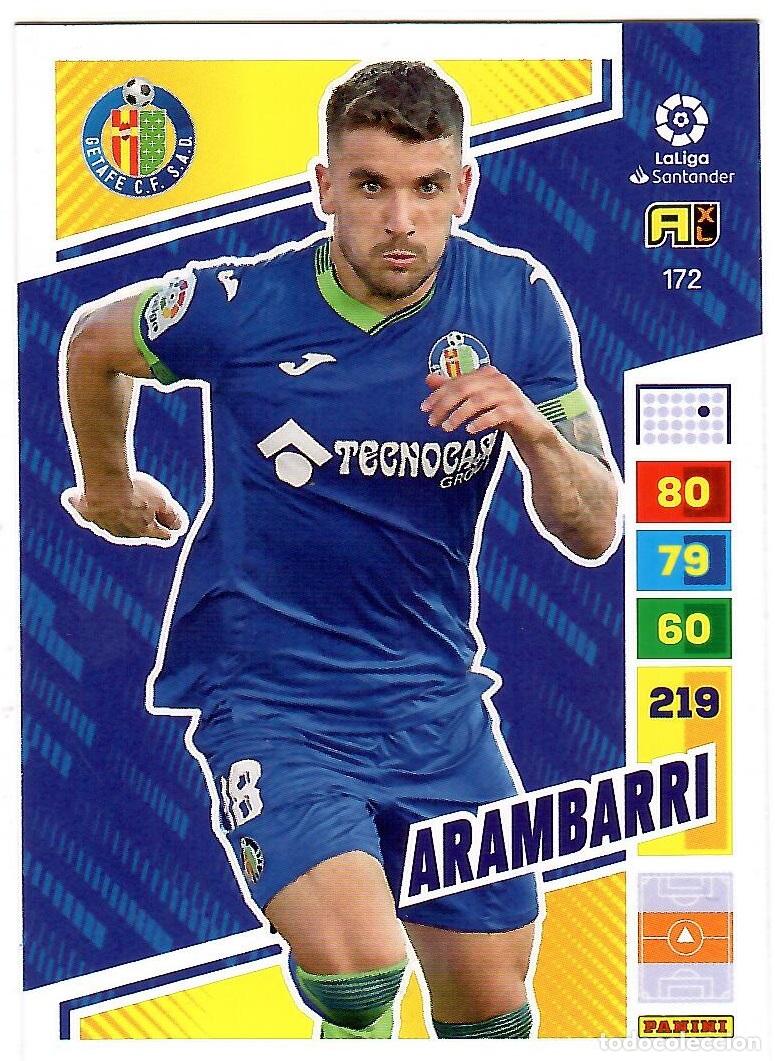 Cromos de f&uacute;tbol: Arambarri (Getafe), n&ordm; 172: Cromo del album de futbol Adrenalyn 2022-23