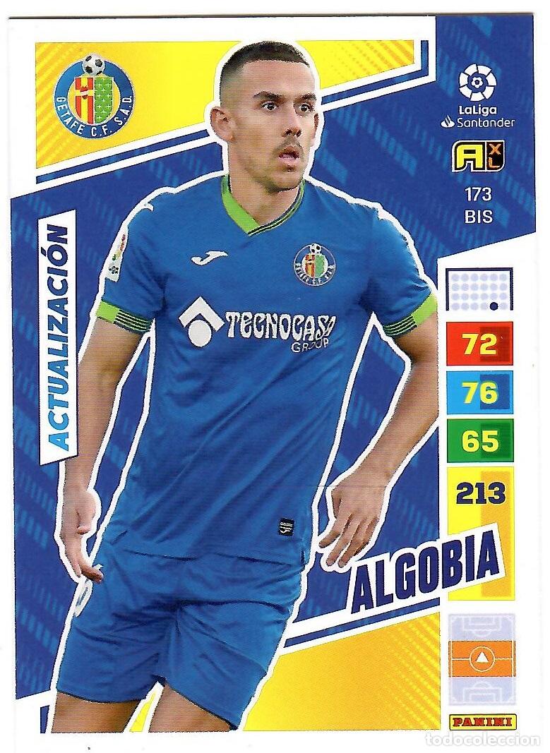 Cromos de f&uacute;tbol: Algobia (Getafe, Actualizacion), n&ordm; 173 BIS: Cromo del album de futbol Adrenalyn 2022-23