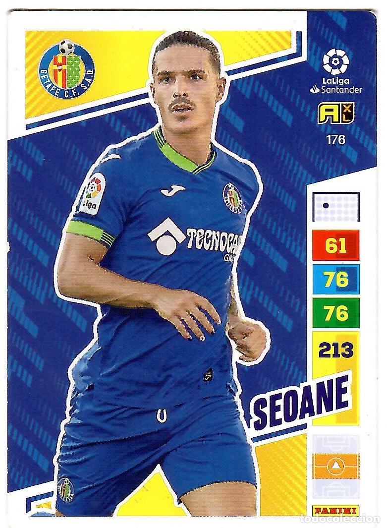 Cromos de f&uacute;tbol: Seoane (Getafe), n&ordm; 176: Cromo del album de futbol Adrenalyn 2022-23