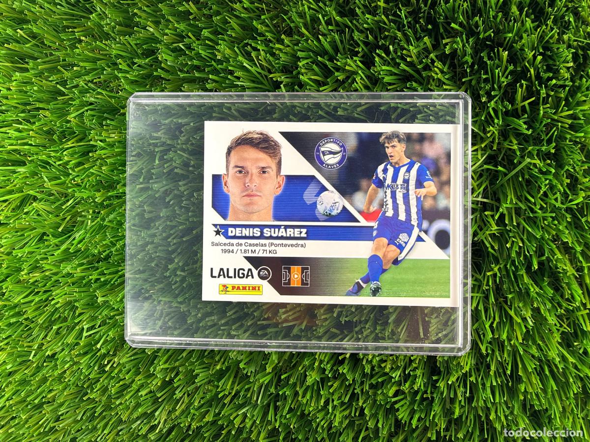 Cromos de f&uacute;tbol: N&ordm; 16 Denis Su&aacute;rez D Alav&eacute;s Liga Este 26 27