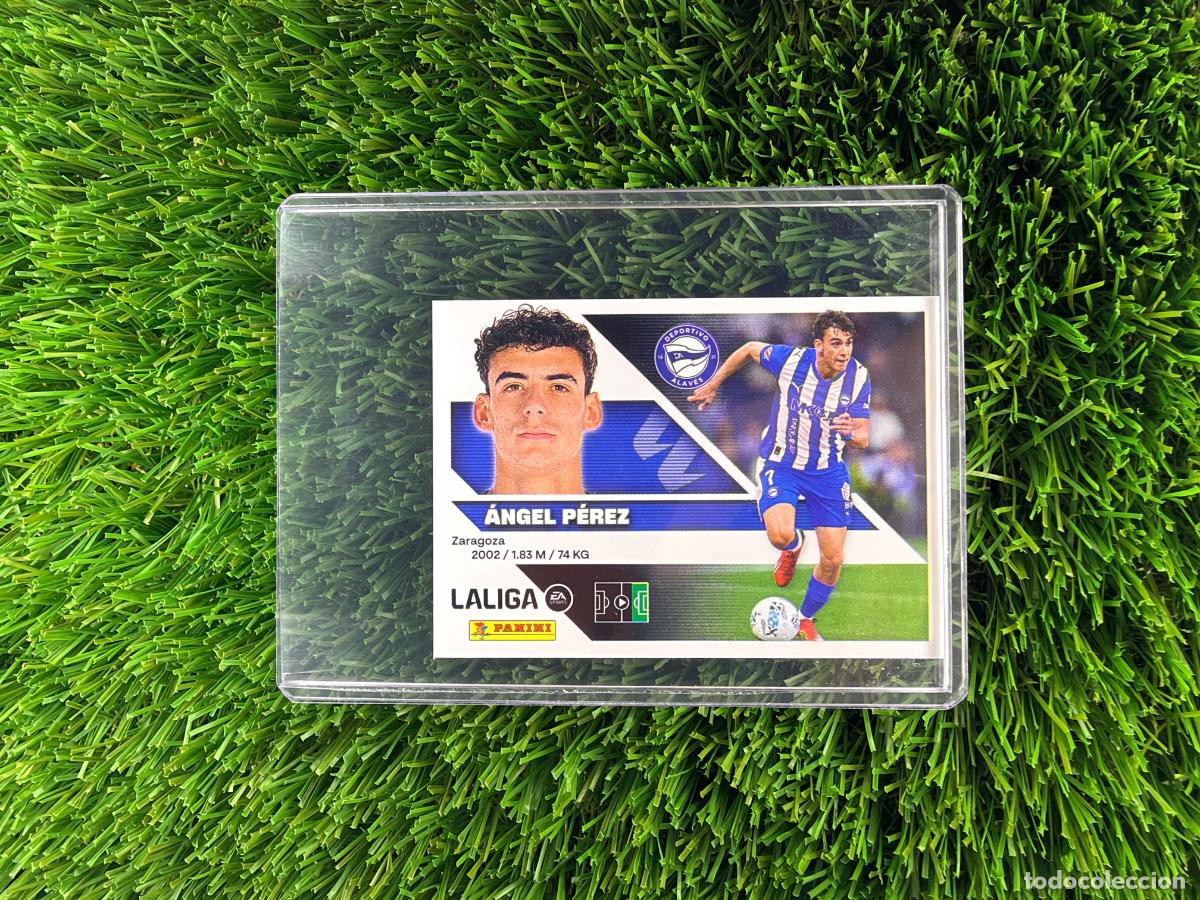 Cromos de f&uacute;tbol: N&ordm; 17 &Aacute;ngel P&eacute;rez D Alav&eacute;s Liga Este 26 27