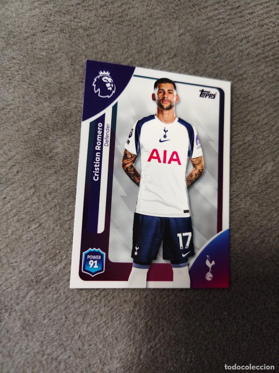 Cromos de f&uacute;tbol: 257 PREMIER LEAGUE 2025 26 CRISTIAN CUTI ROMERO TOTTENHAM TOPPS 25 2026 TRADING CARDS AAL