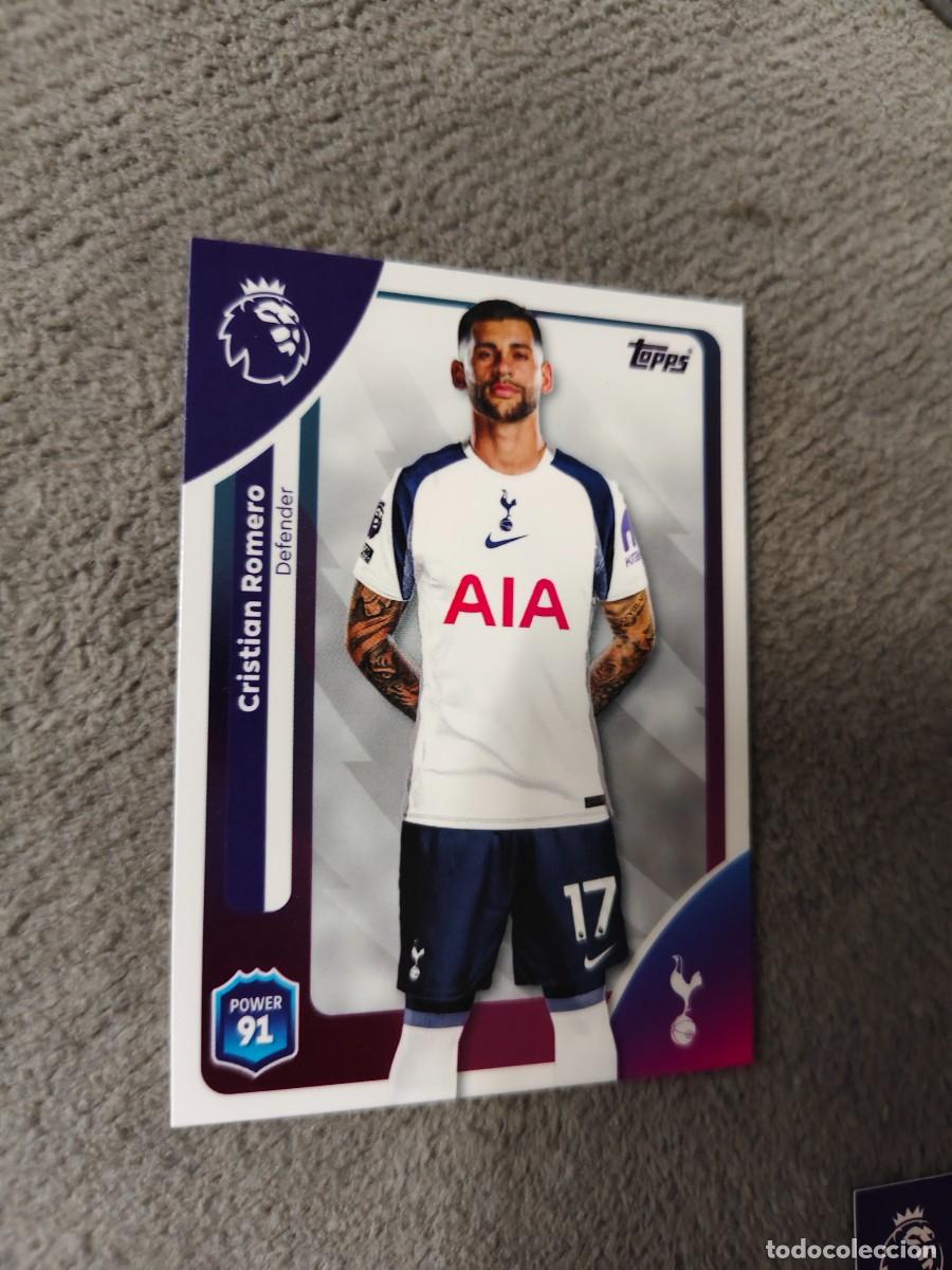 Cromos de f&uacute;tbol: 257 PREMIER LEAGUE 2025 26 CRISTIAN CUTI ROMERO TOTTENHAM TOPPS 25 2026 TRADING CARDS AAL