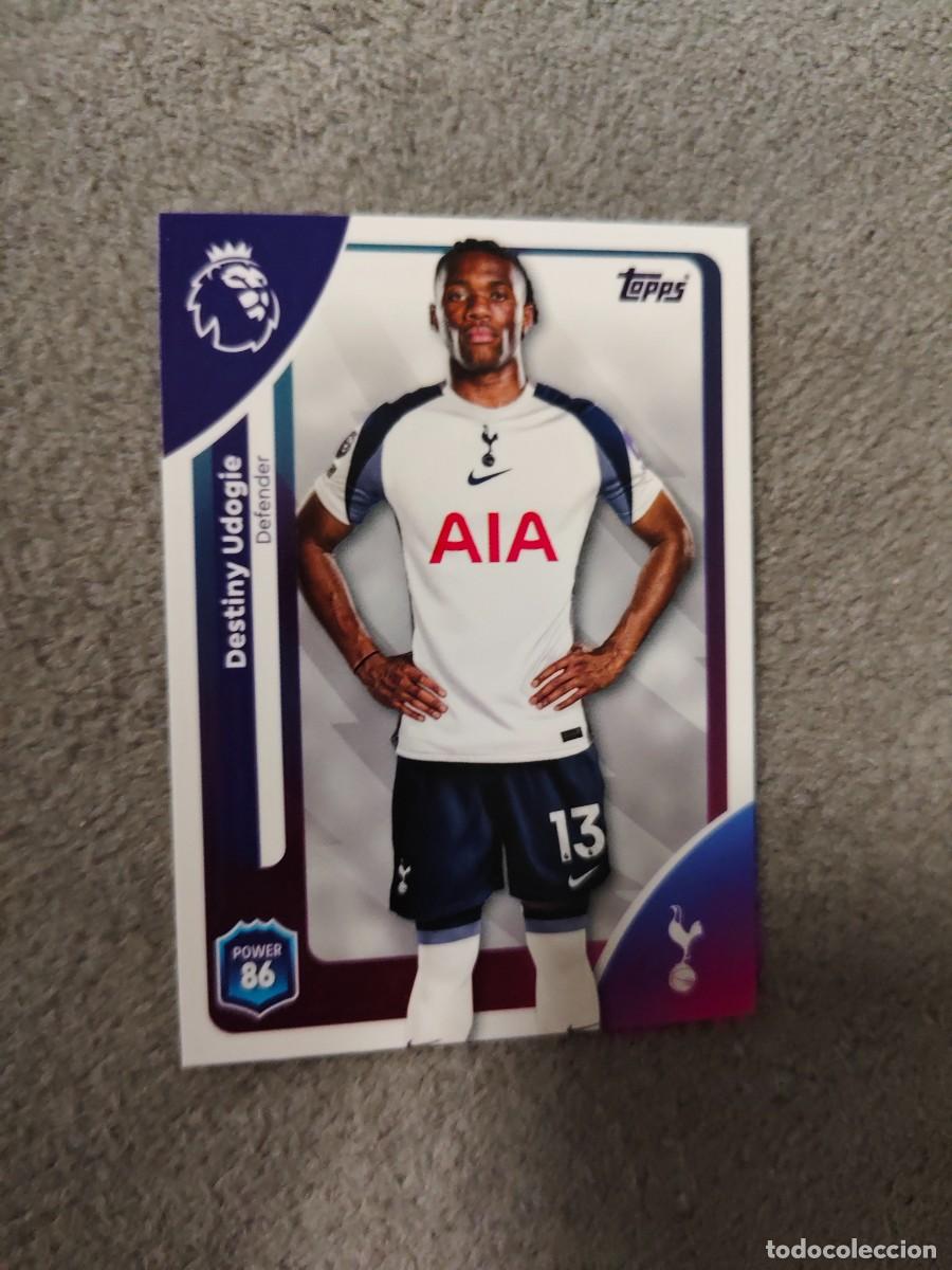 Cromos de f&uacute;tbol: 258 PREMIER LEAGUE 2025 26 DESTINY UDOGIE TOTTENHAM TOPPS 25 2026 TRADING CARDS AAL