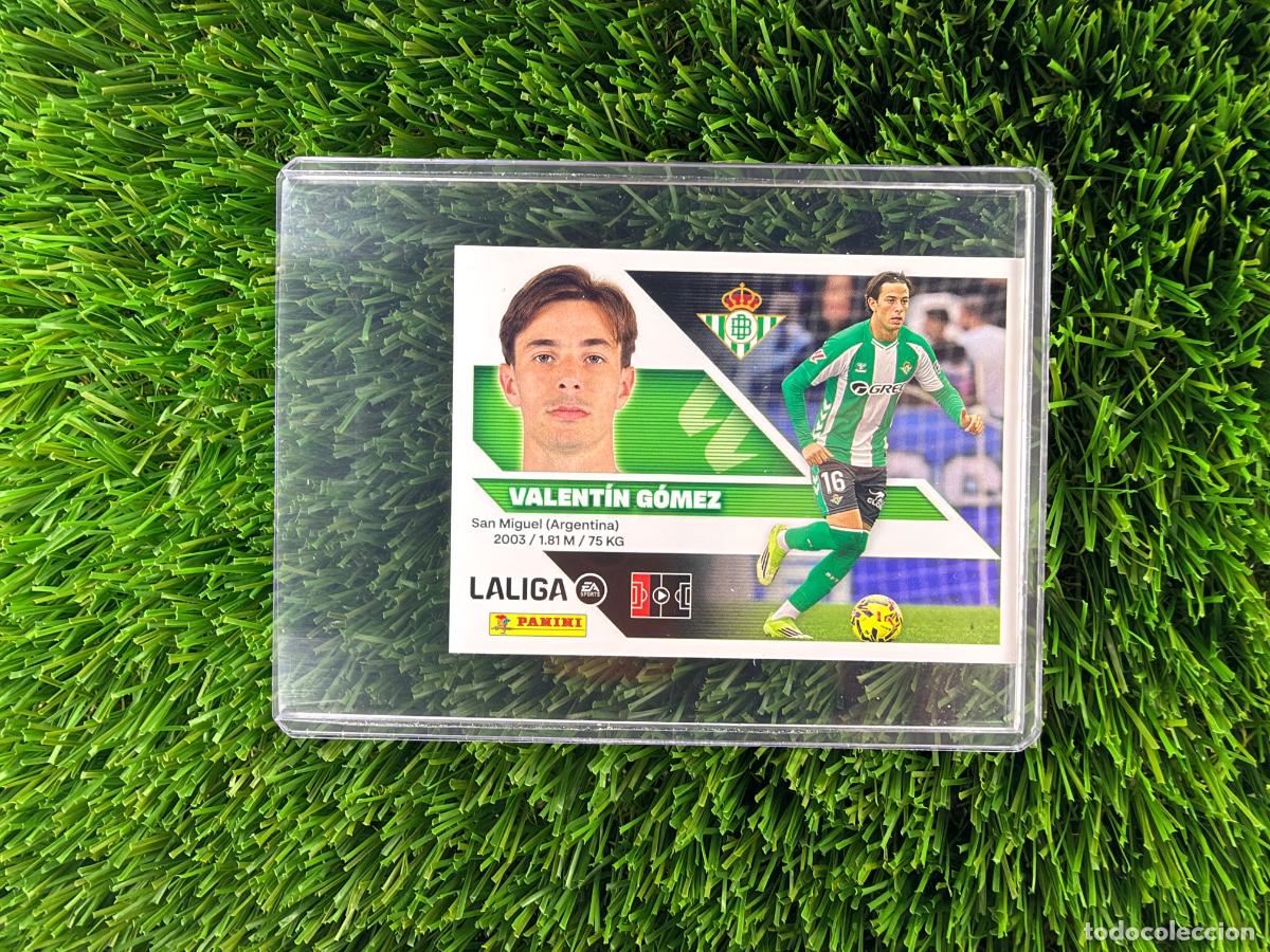 Cromos de f&uacute;tbol: N&ordm; 9 Valent&iacute;n G&oacute;mez Real Betis Liga Este 26 27