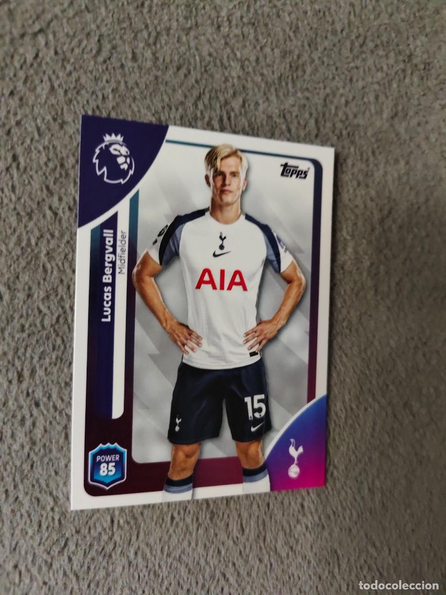 Cromos de f&uacute;tbol: 261 PREMIER LEAGUE 2025 26 LUCAS BERGVALL TOTTENHAM TOPPS 25 2026 TRADING CARDS AAL