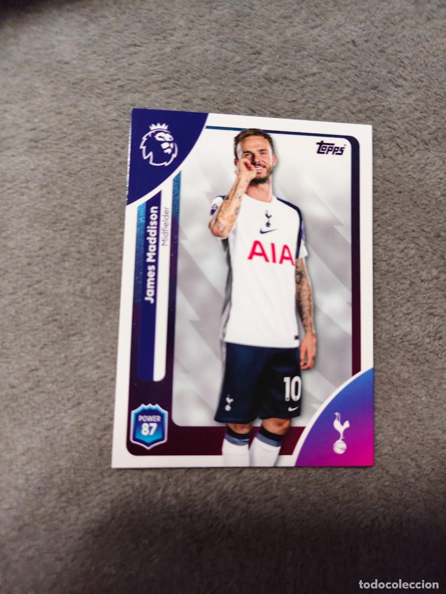 Cromos de f&uacute;tbol: 262 PREMIER LEAGUE 2025 26 JAMES MADDISON TOTTENHAM TOPPS 25 2026 TRADING CARDS AAL