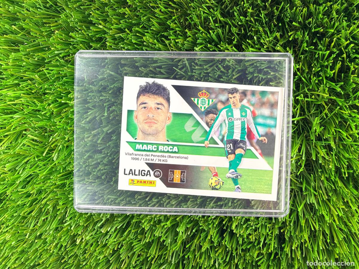 Cromos de f&uacute;tbol: N&ordm; 10 Marc Roca Real Betis Liga Este 26 27