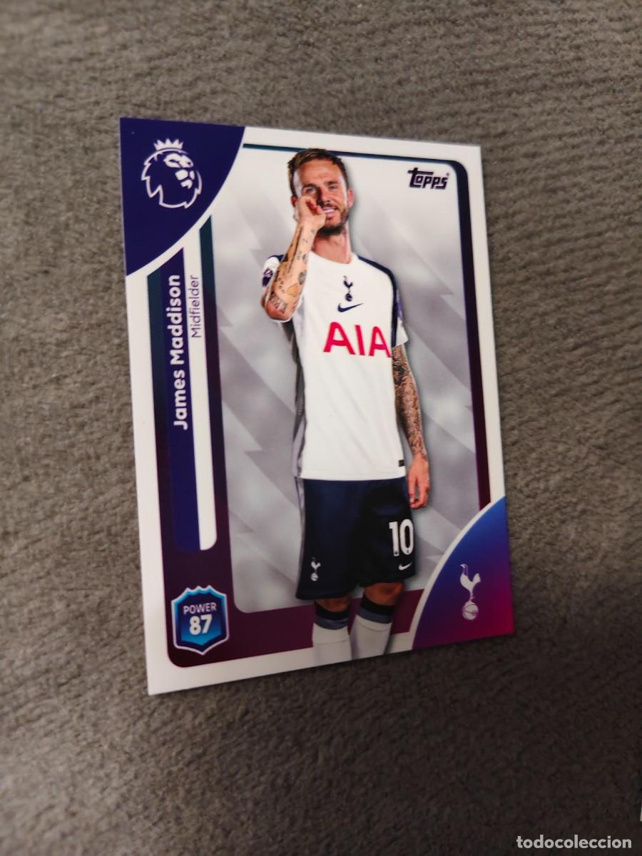 Cromos de f&uacute;tbol: 262 PREMIER LEAGUE 2025 26 JAMES MADDISON TOTTENHAM TOPPS 25 2026 TRADING CARDS AAL